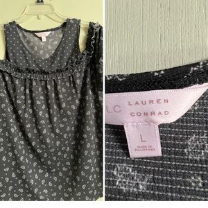 Lauren Conrad cold- shoulder